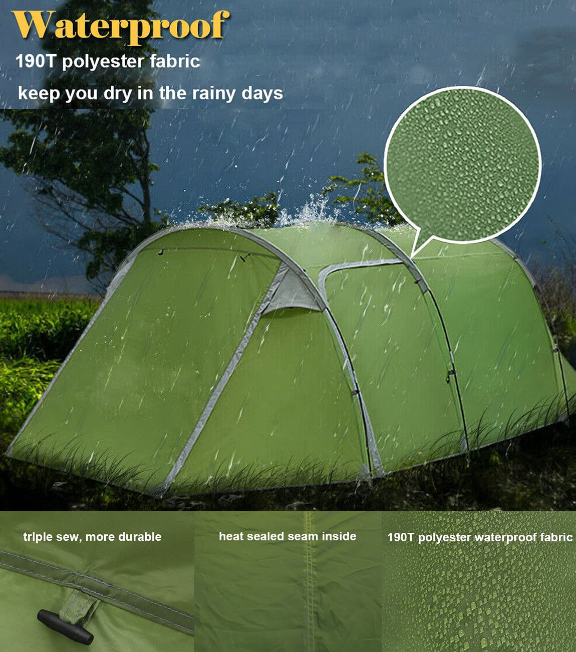 Outdoor Tunnel Tent Bicycle Motorcycle Moto Shelter Storage Motorcycle